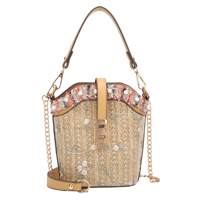 Pearli Straw Bags For Women