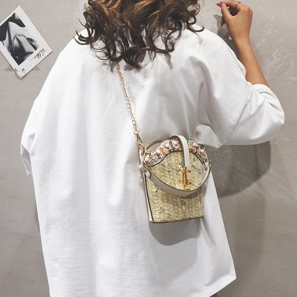 Pearli Straw Bags For Women