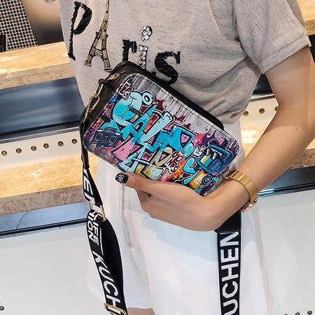 Street Graffiti Crossbody Bags For Women