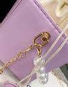 Pearl Chain Drawstring Fashion  Bag