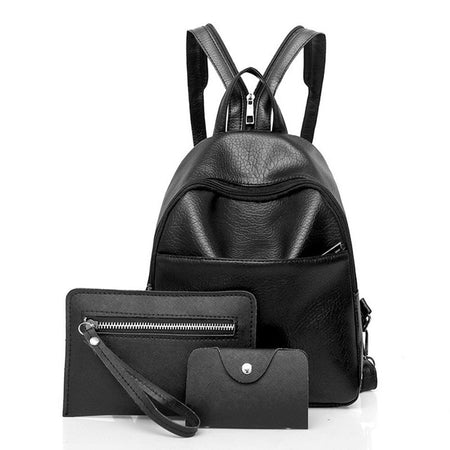 Leather Bag Women Three Sets Fashion