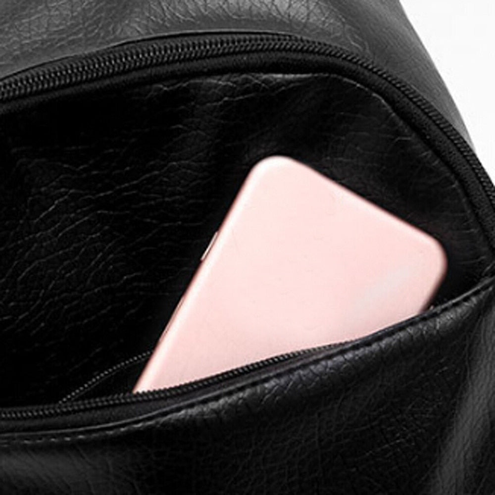 Leather Bag Women Three Sets Fashion