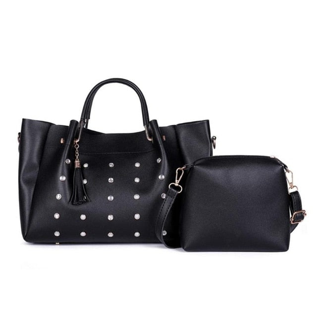 Bags Sets Pearls Luxury Designer Leather