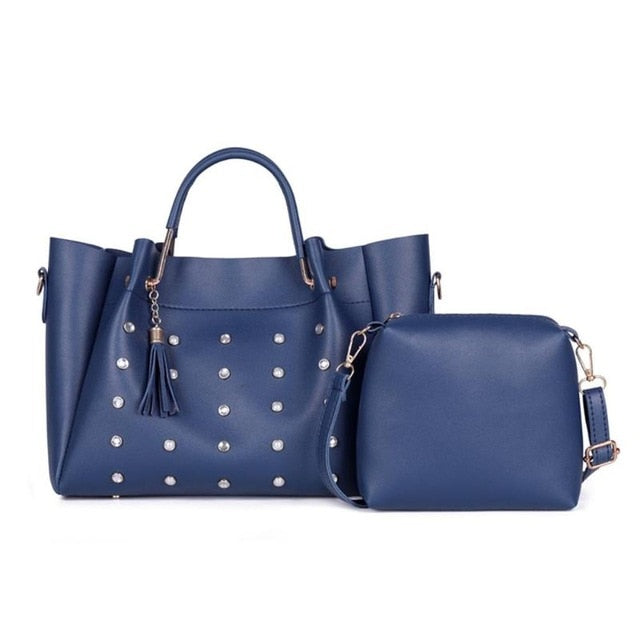 Bags Sets Pearls Luxury Designer Leather