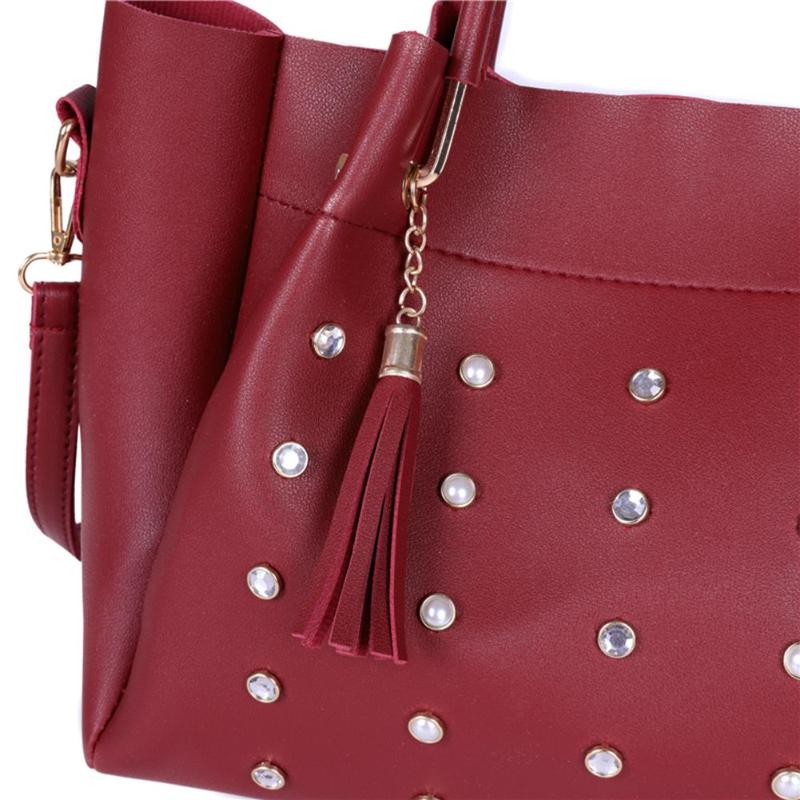 Bags Sets Pearls Luxury Designer Leather