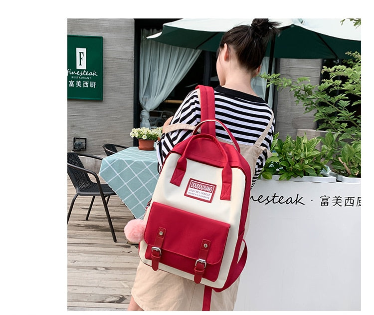 Set High School Bags for Teenage Girls