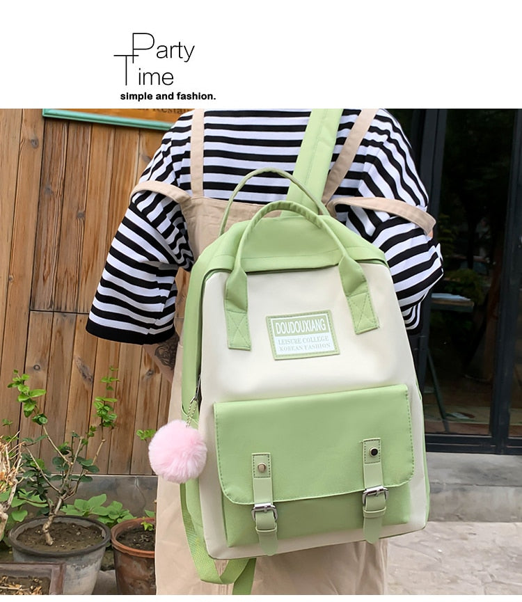 Set High School Bags for Teenage Girls