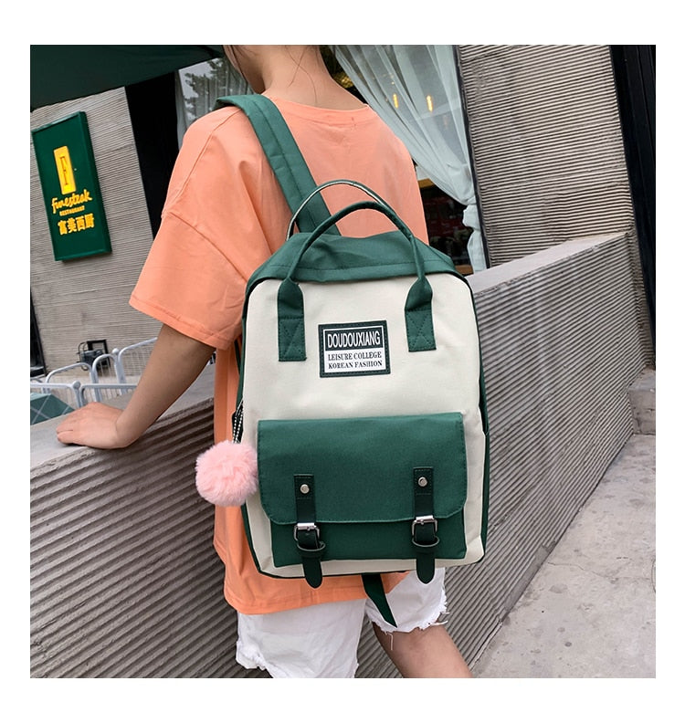 Set High School Bags for Teenage Girls