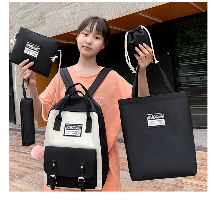 Set High School Bags for Teenage Girls
