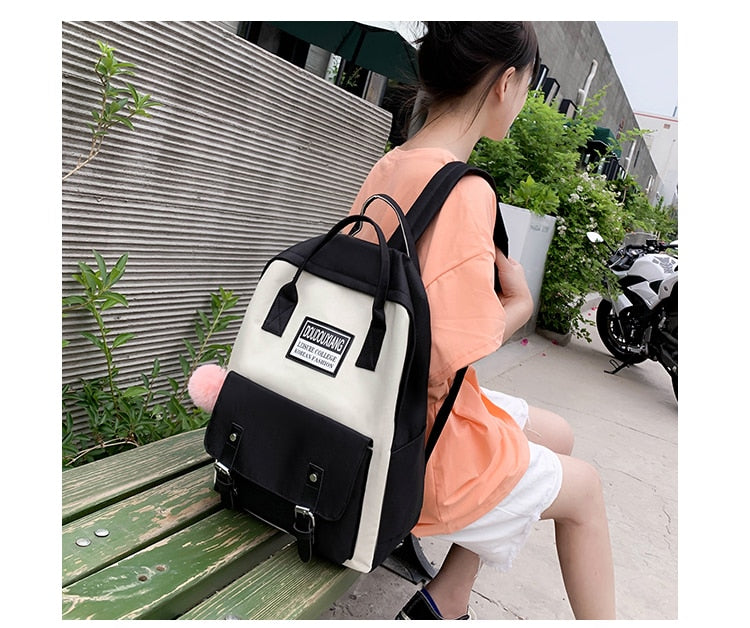 Set High School Bags for Teenage Girls