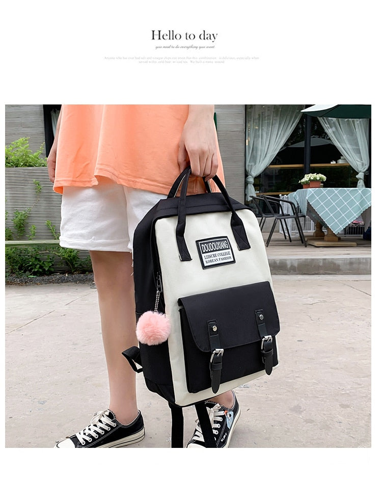 Set High School Bags for Teenage Girls