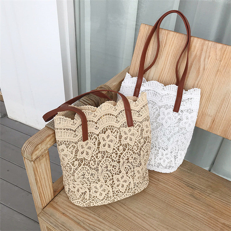 Summer Handbag 2 Pcs/Set Girl Lace Elegant