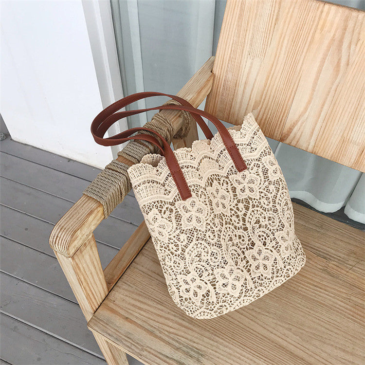 Summer Handbag 2 Pcs/Set Girl Lace Elegant