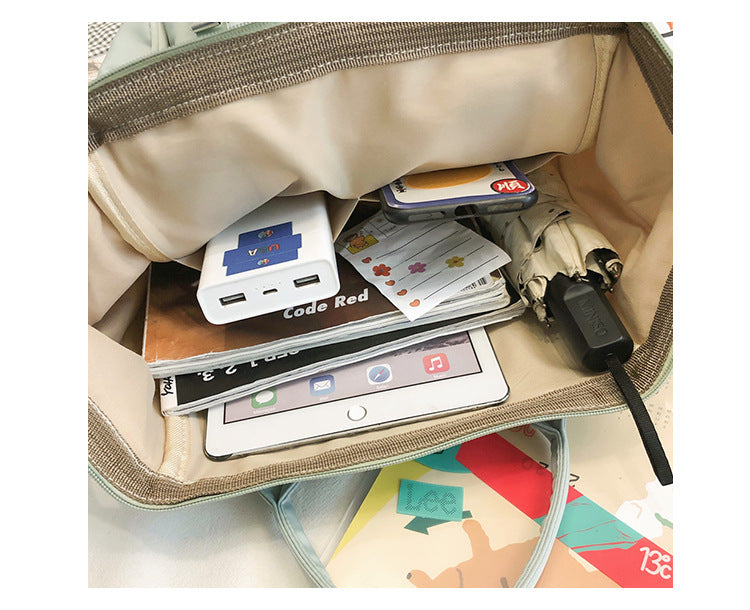 Female  Portable Backpack