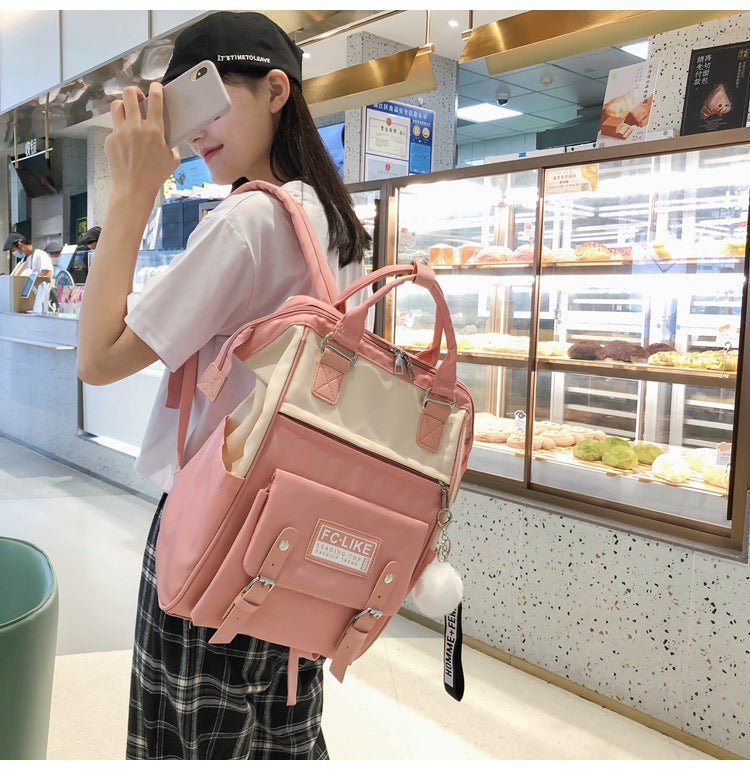 Female  Portable Backpack