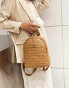 Straw Woven Travel Backpacks