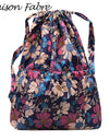 String Floral Print Women Backpack