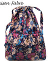 String Floral Print Women Backpack