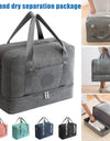 Water-Resistant Duffel Bag With Wet Storage