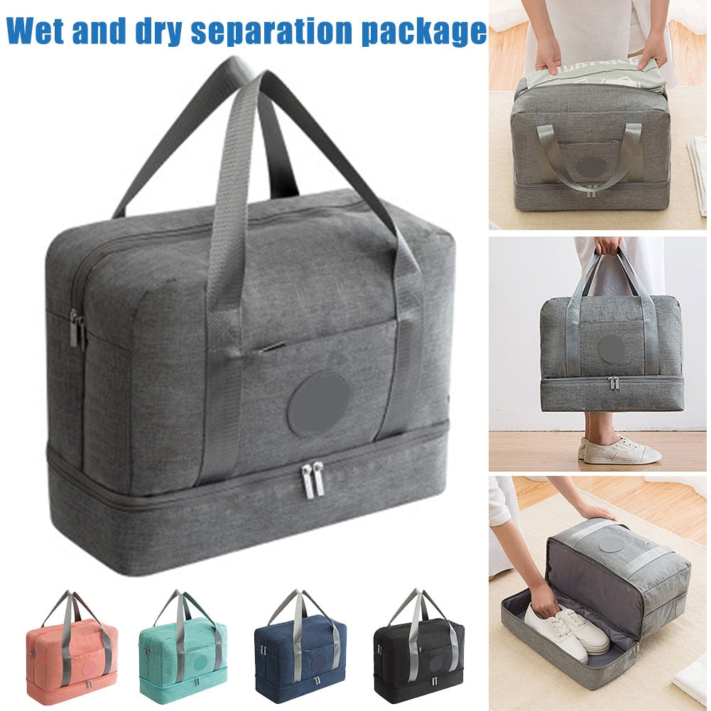 Water-Resistant Duffel Bag With Wet Storage