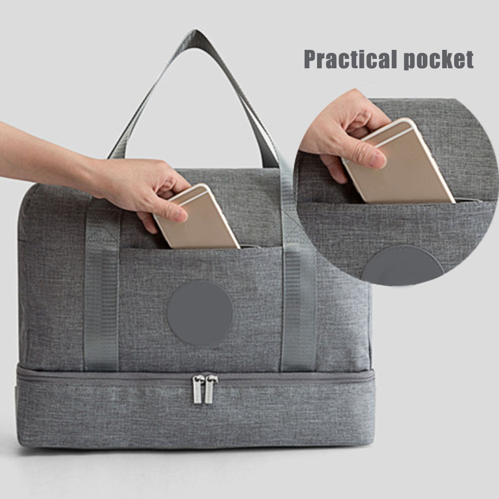 Water-Resistant Duffel Bag With Wet Storage