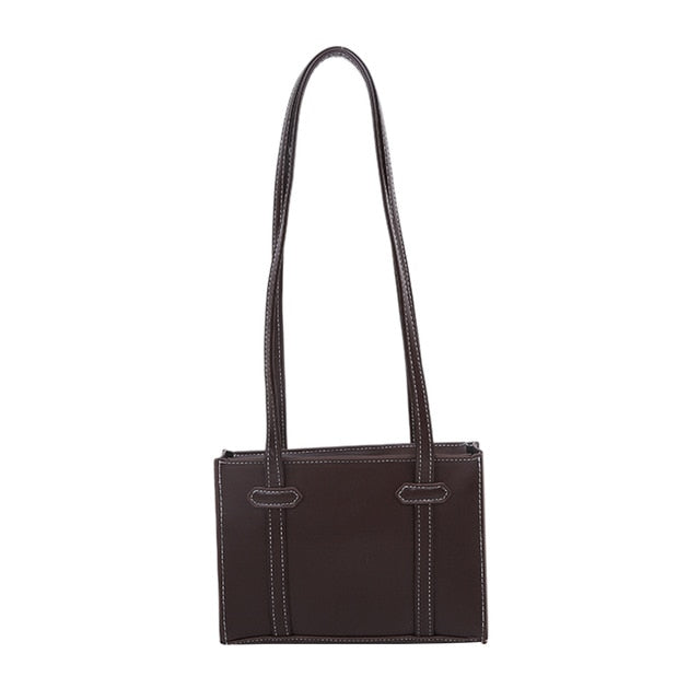 Simple PU Leather Women Bag