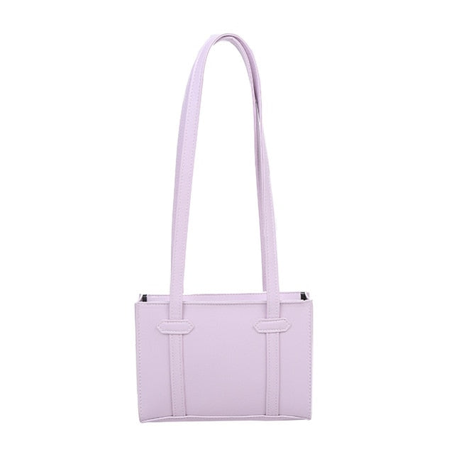 Simple PU Leather Women Bag