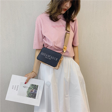 One-shoulder Wide Strap Crossbody Bags