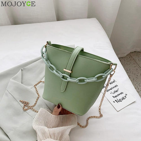 Fashion Bucket  Bag PU Leather