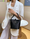 Fashion Bucket  Bag PU Leather