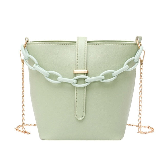 Fashion Bucket  Bag PU Leather