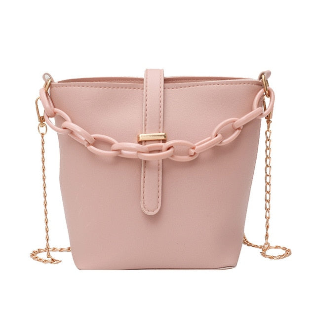 Fashion Bucket  Bag PU Leather