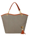 Stripe  Fashion Tote Bags