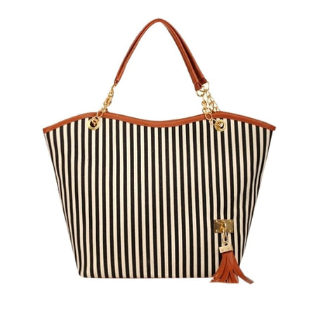 Stripe  Fashion Tote Bags