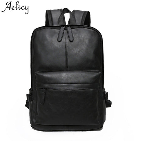 Aelicy Men's  Leather Backpack