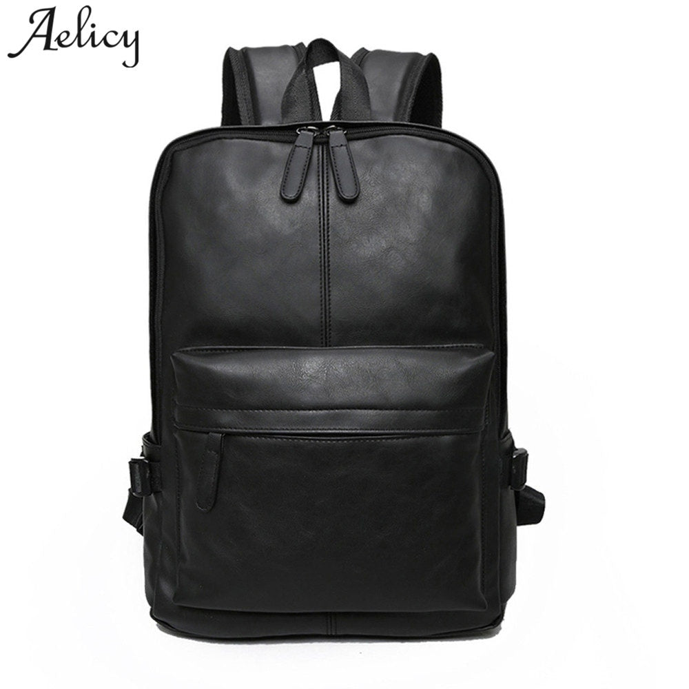 Aelicy Men's  Leather Backpack