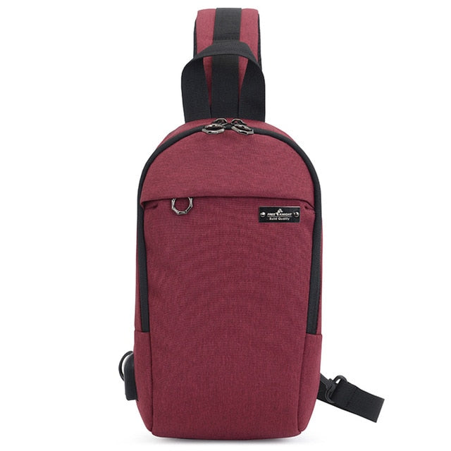 New Nylon Men Chest Bag