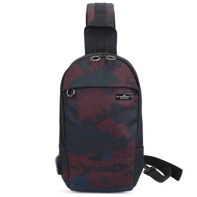 New Nylon Men Chest Bag