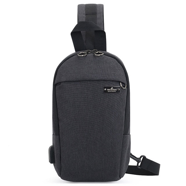 New Nylon Men Chest Bag